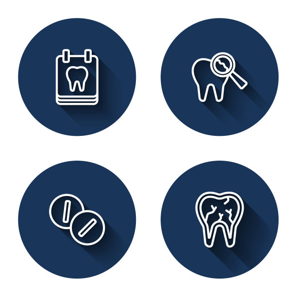 设置线日历时牙齿断了牙痛图片下载
