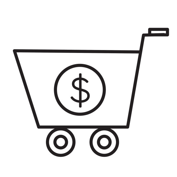 现代农场和农业食品杂货价格概念细线风格-可编辑的笔画图片下载