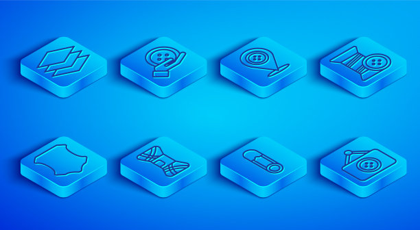 设置线层服装纺织品缝制按钮图片下载