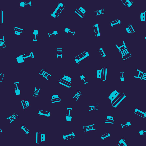 置落地灯、椅子、沙发和大床上图片下载