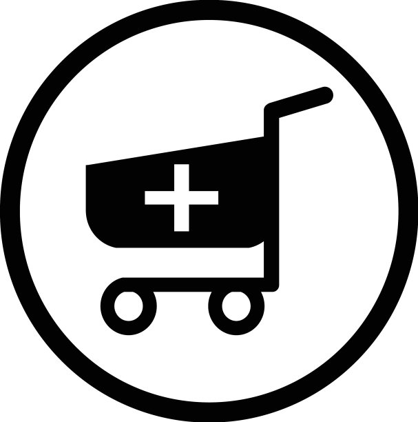 购物车手推车图标标志图片下载