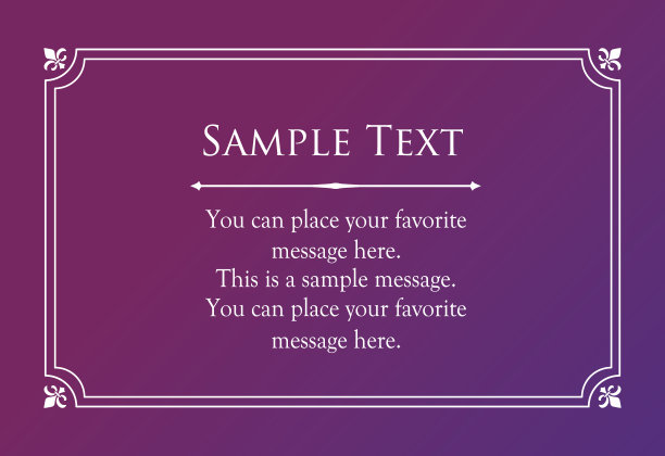 豪华名片设计。古董装饰设计。优雅的边缘模式。图片下载