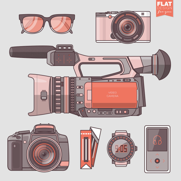 一套平面设计小工具图片下载