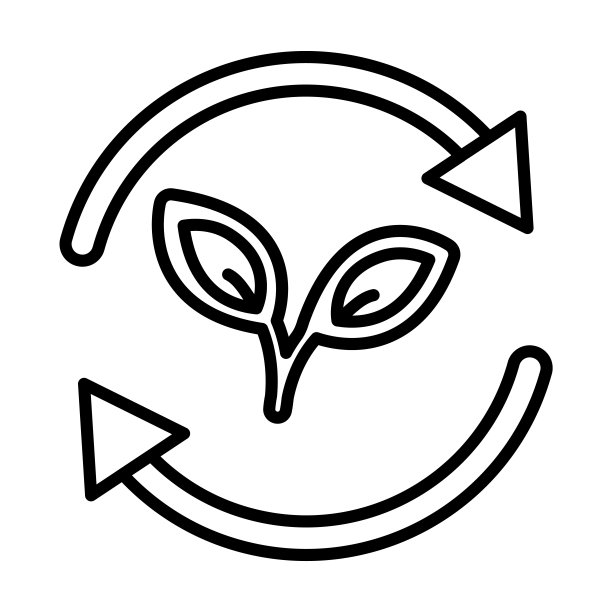 可持续的图标。瘦线性可持续轮廓图标孤立在白色背景。直线矢量可持续标志，网页和移动的符号。图片下载