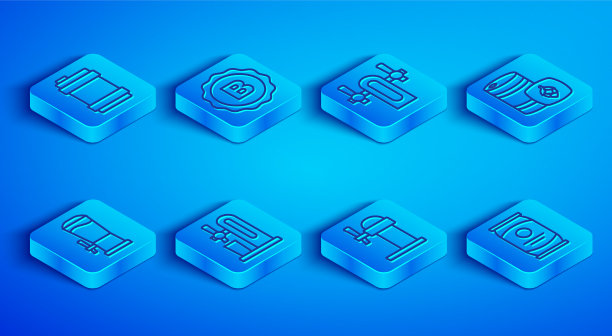 安装线金属啤酒桶瓶盖与啤酒龙头图片下载