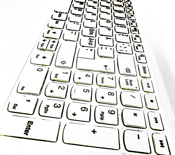 PC键盘背景插图图片下载