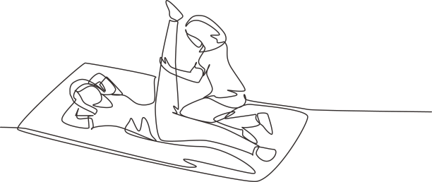 连续一线画图康复中心图片下载