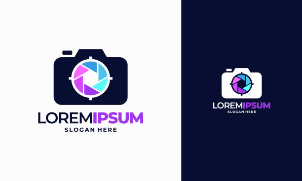 照片拍摄标志设计概念聚焦目标图片下载