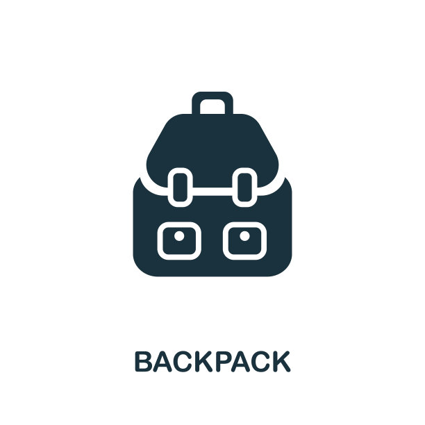 背包图标。来自假期收藏的简单插图。创意背包图标的网页设计，模板，信息图和更多图片下载