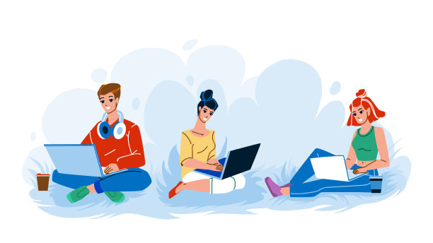 大学生远程户外学习图片下载