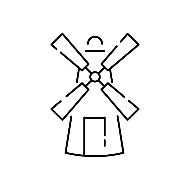 收获矢量标识与小麦谷物。农业和全球农业线图标。机和村图片下载