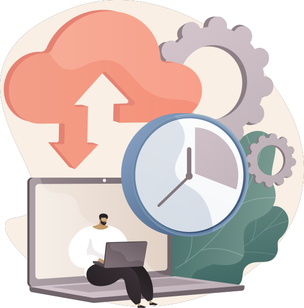 自动备份的抽象概念图片下载