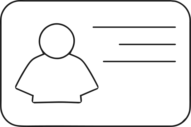 Id卡细线图标Id卡手划细图片下载