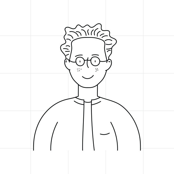 涂鸦化身办公室工作人员，字符设计，矢量插图。图片下载