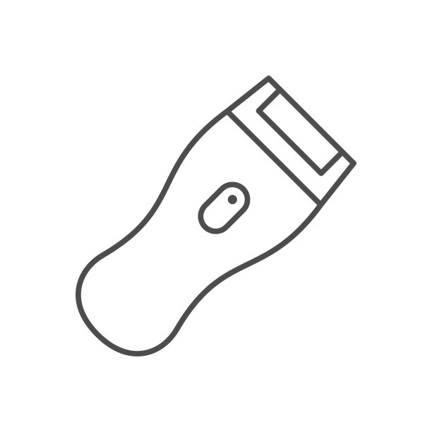 头发剪发线轮廓图标图片下载