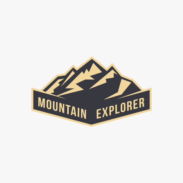 户外山地冒险旅行徽章贴片图片下载