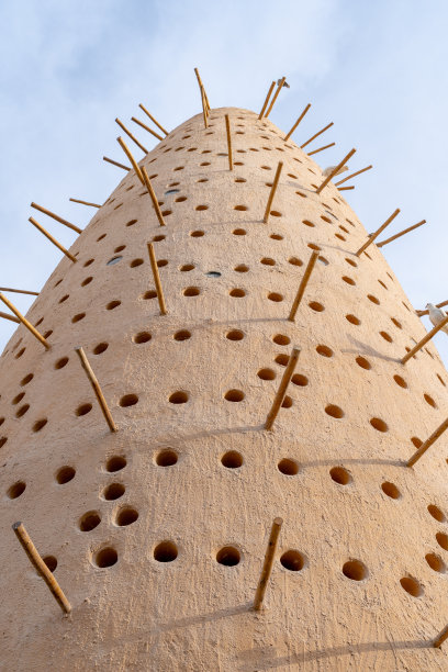 卡塔尔多哈卡塔拉文化村的鸽子塔图片下载