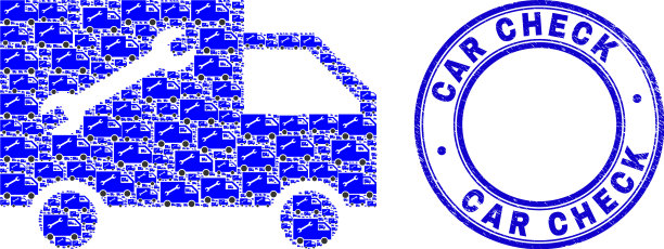 遇险车检查章和维修车递归图片下载