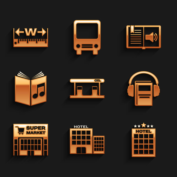 设置加油站酒店大楼音响图片下载