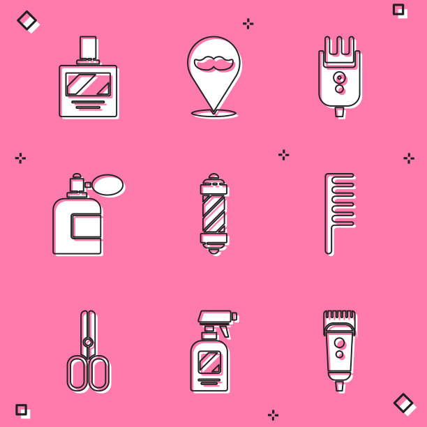 设置须后水理发店电器头发图片下载