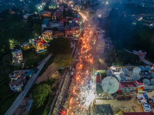 Rato Machhindranath Jatra的最后一天图片下载