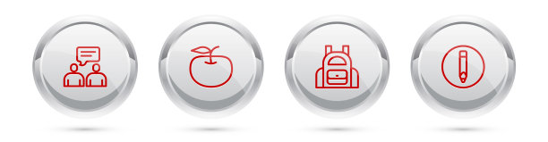 排好队两个坐着的男人聊苹果学校图片下载