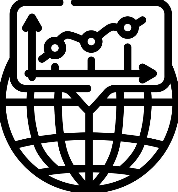 全球商业线性图标图片下载