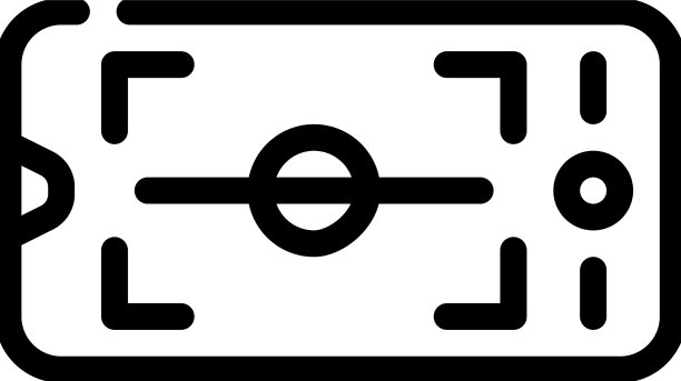 地平线水平手机相机线图标图片下载