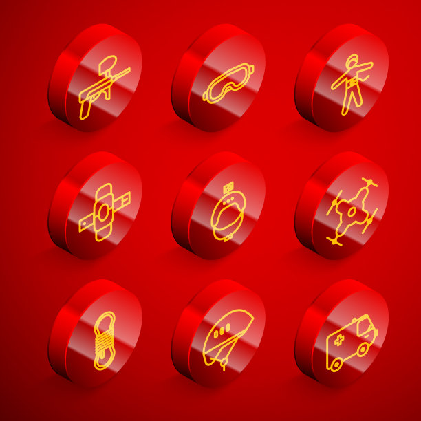 设置线彩弹枪滑雪镜蹦极图片下载