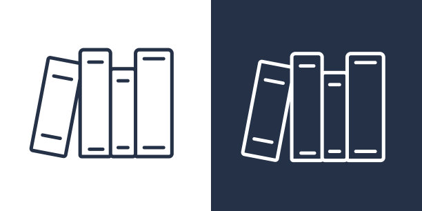 书架上的图标图片下载