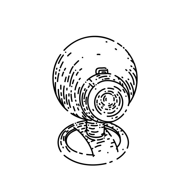 相机网草图手绘矢量图片下载