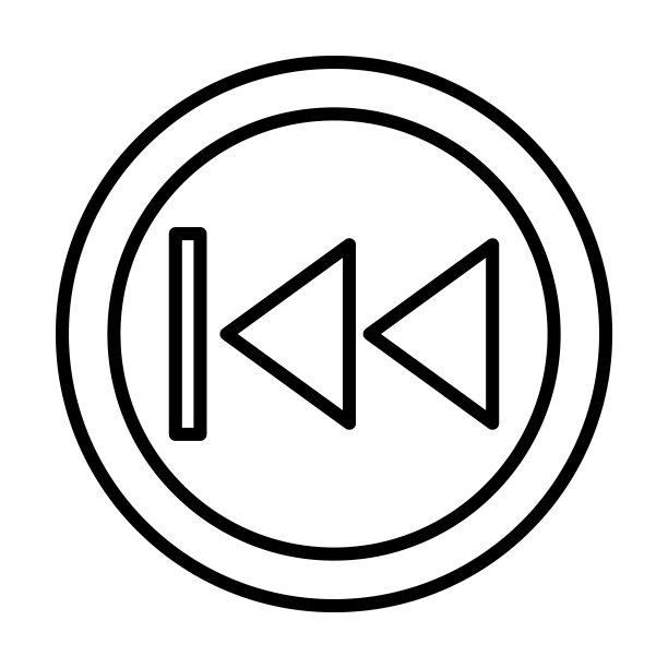 之前的图标。瘦线性前轮廓图标孤立的白色背景。直线矢量以前的符号，网页和移动的符号。图片下载