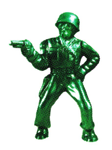 手持手枪的绿兵图片下载