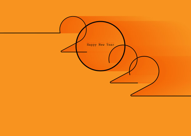 2022年新年节日贺卡logo设计图片下载