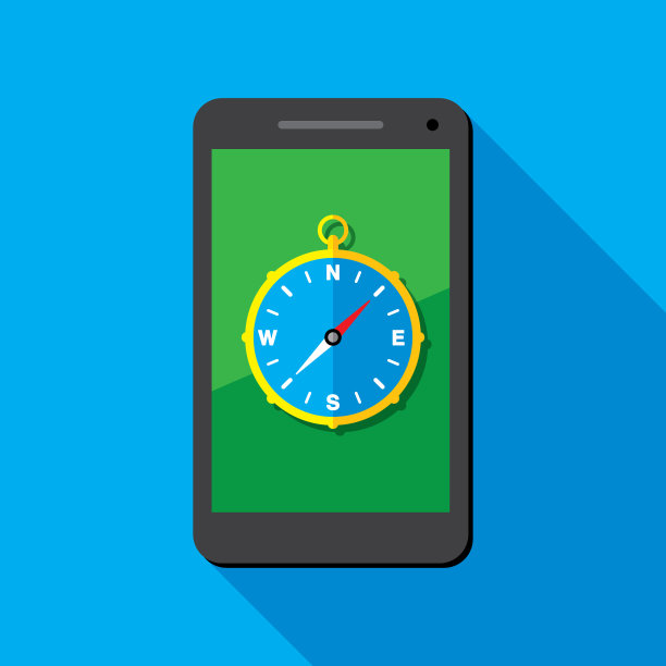 Compass智能手机Icon Flat图片下载