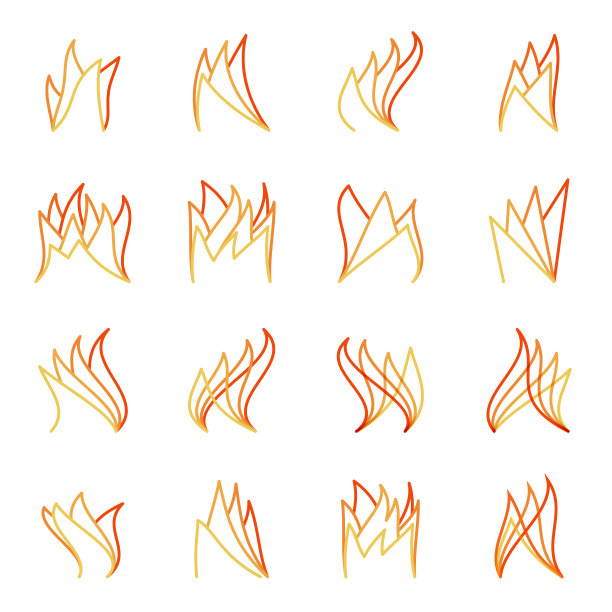 火焰图标集合图片下载