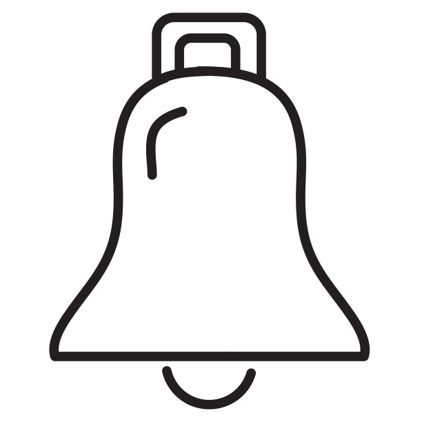 回到学校铃图标-可编辑中风图片下载