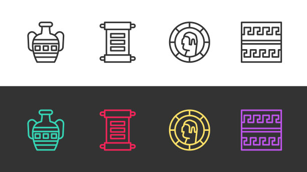 设行古双耳法令羊皮纸图片下载