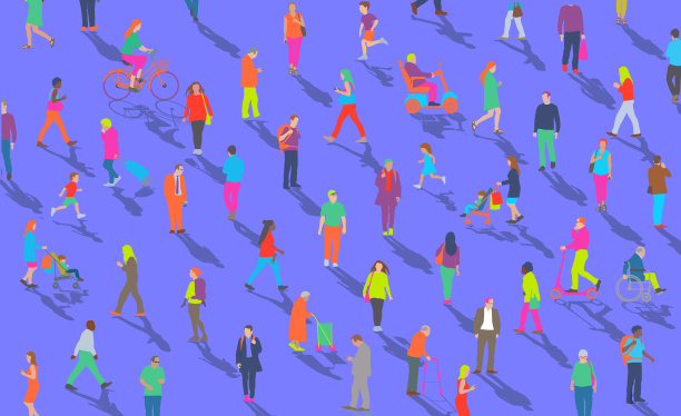 多元化的人群图片下载