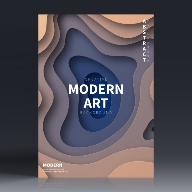 宣传册模板排版，灰色封面设计，商业年报，传单，杂志图片下载