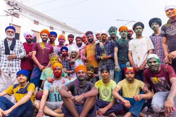 锡克教徒庆祝庆祝节日图片下载