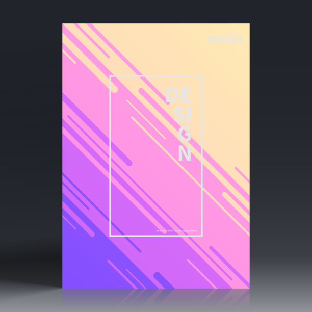 宣传册模板排版，粉色封面设计，商业年报，传单，杂志图片下载