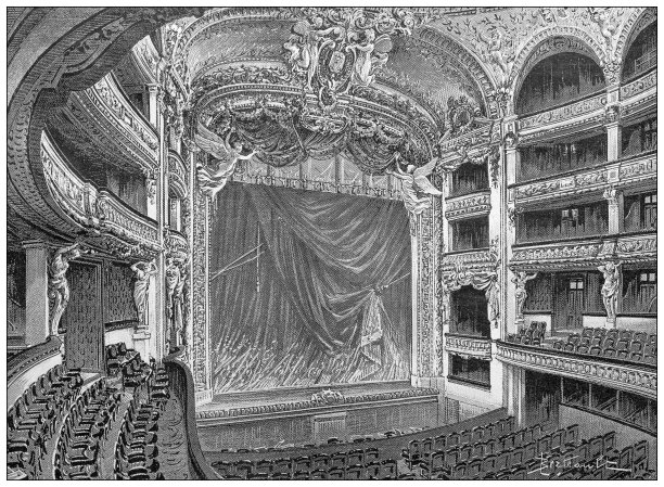 Antique image: Théâtre national de l'Opéra-Comique, Paris图片下载