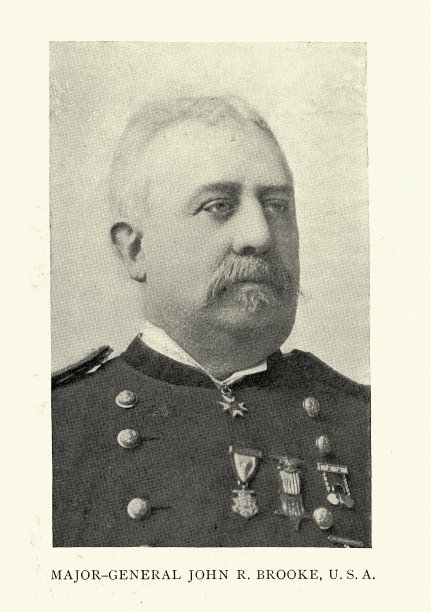 约翰·鲁特·布鲁克将军是美国内战中最后幸存的联邦将军之一，享年88岁图片下载