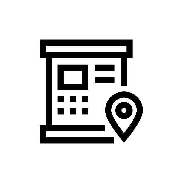 Atm位置线图标，设计，像素完美，可编辑笔触。标志、标志、符号。地图和导航，地图引脚。图片下载