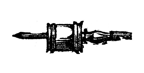 仿古雕刻插图:钻头图片下载