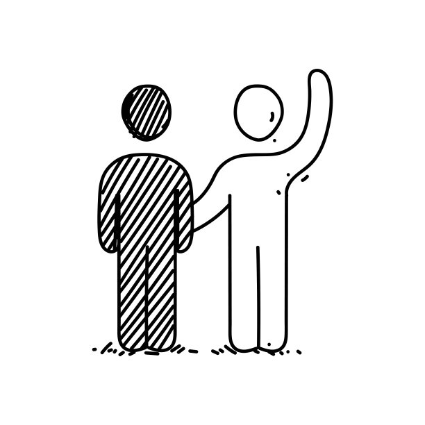 鼓励线图标，素描设计，像素完美，可编辑的笔画。成功、支持、指导。图片下载