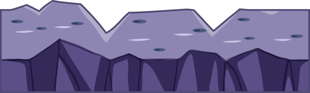 钟乳石石笋卡通风格图片下载