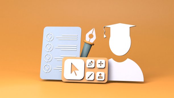 学习和获取知识的三维概念。3 d渲染图图片下载