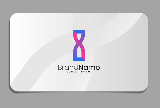 名片上的字母I标志图片下载